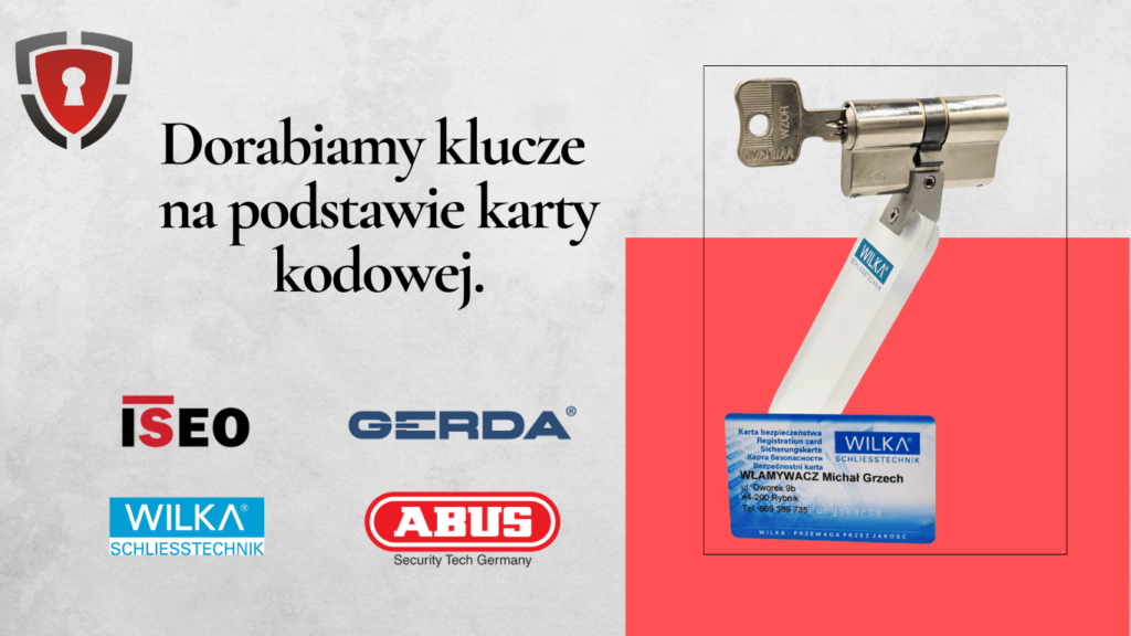 Baner - dorabianie kluczy na podstawie karty kodowej